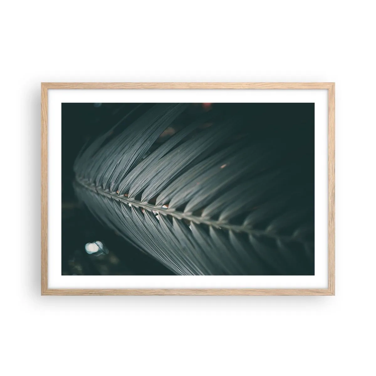 Poster in einem Rahmen aus heller Eiche - Die Präzision der Natur - 70x50 cm