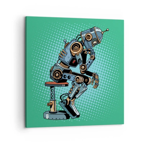 Bild auf Leinwand - Leinwandbild - Über der Essenz des Seins - 50x50 cm