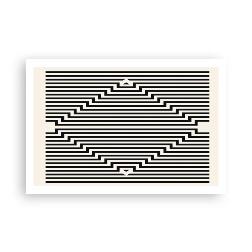 Poster - Geometrische Illusion - 91x61 cm