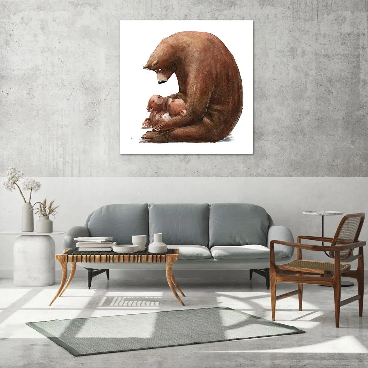 Glasbild - Bild auf glas - Süße Träume, Kinder - 70x70 cm