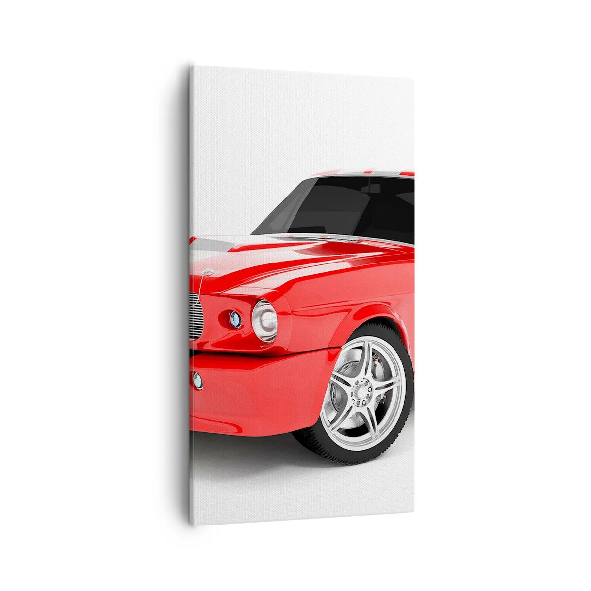 Bild auf Leinwand - Leinwandbild - Ein Mustang so schnell wie der Wind - 55x100 cm