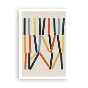 Poster - Komposition auf der Ebene - 70x100 cm