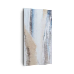 Bild auf Leinwand - Leinwandbild - Winterkomposition - 55x100 cm