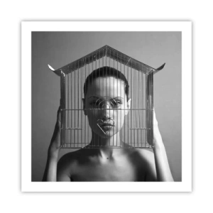 Poster - Ein leicht surreales Portrait - 60x60 cm