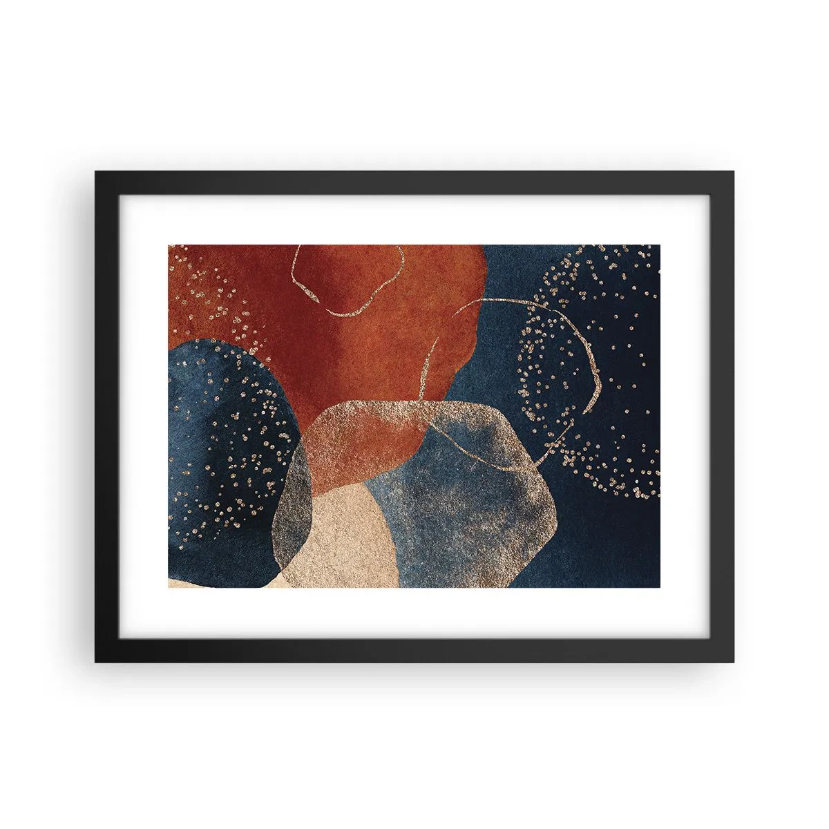 Poster in einem schwarzem Rahmen - Die Leichtigkeit des Seins - 40x30 cm