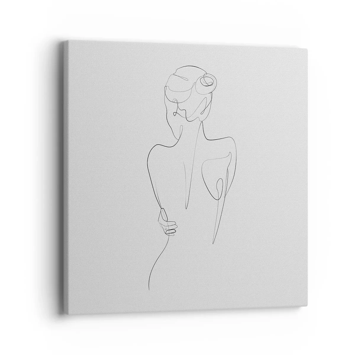 Bild auf Leinwand - Leinwandbild - Körpermusik - 40x40 cm