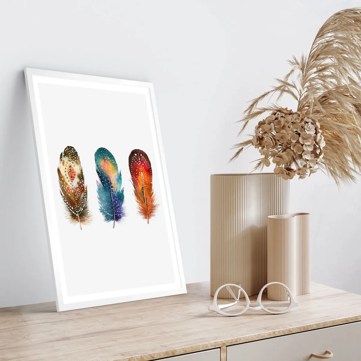 Poster in einem weißen Rahmen - Rituale, Zeremonien, Geheimnisse - 30x40 cm