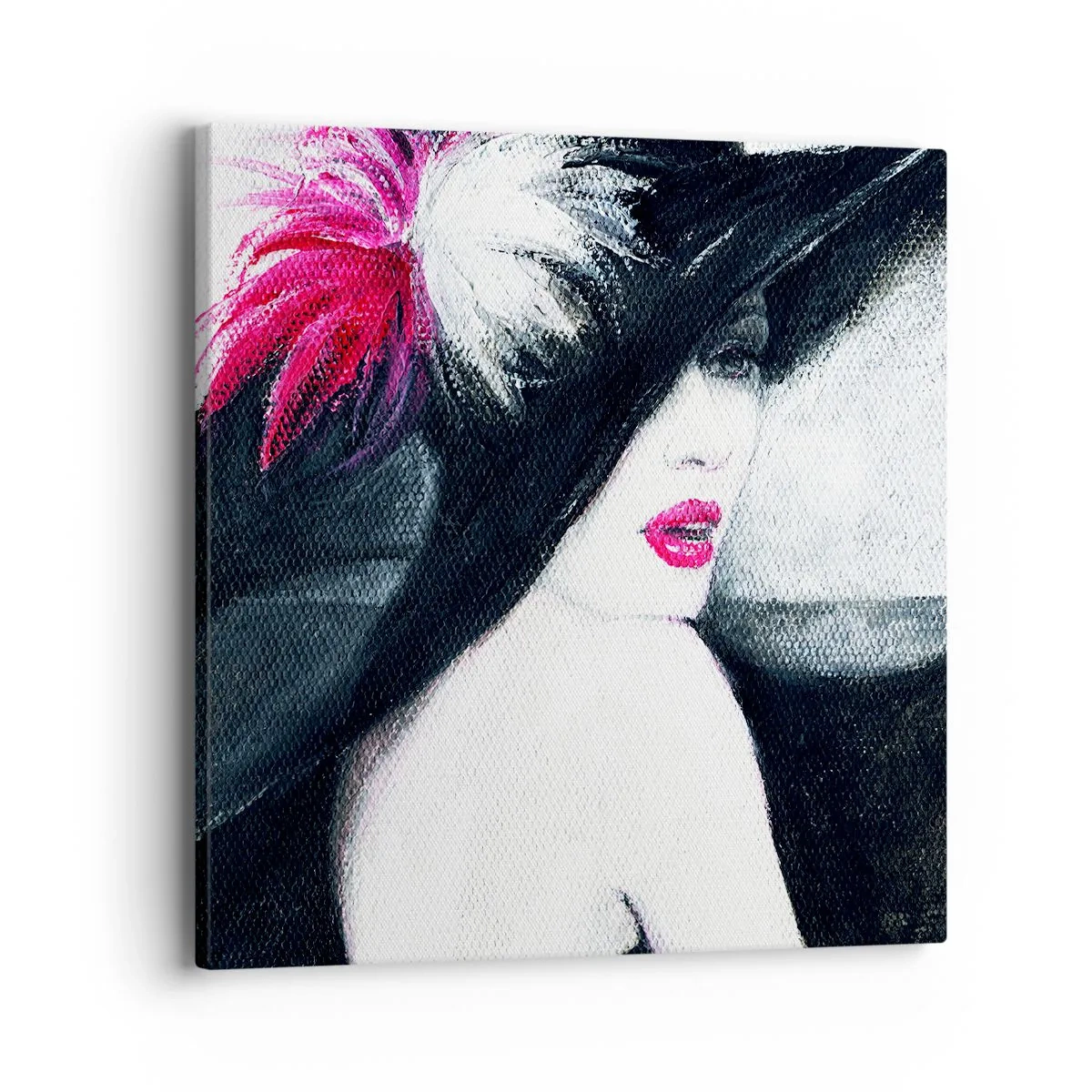 Bild auf Leinwand - Leinwandbild - Immer ein Geheimnis - 40x40 cm