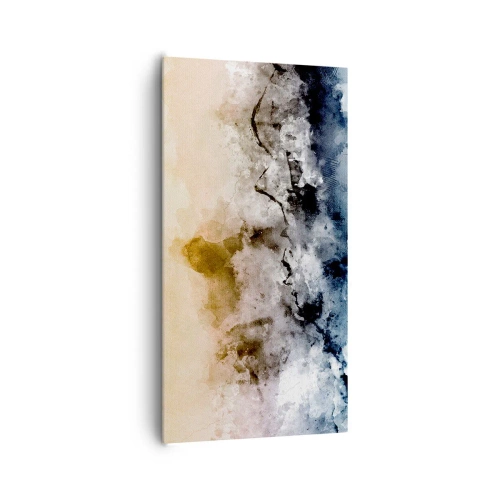 Bild auf Leinwand - Leinwandbild - In einer Nebelwolke ertrunken - 65x120 cm
