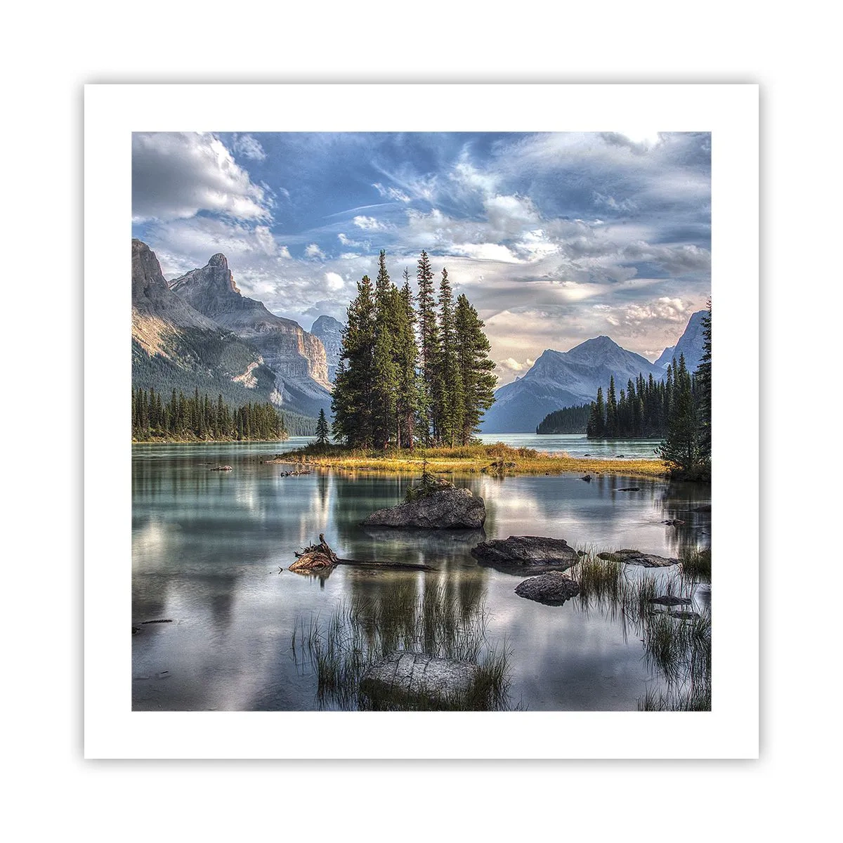 Poster - An dem tollen und sauberen Wasser ... - 50x50 cm