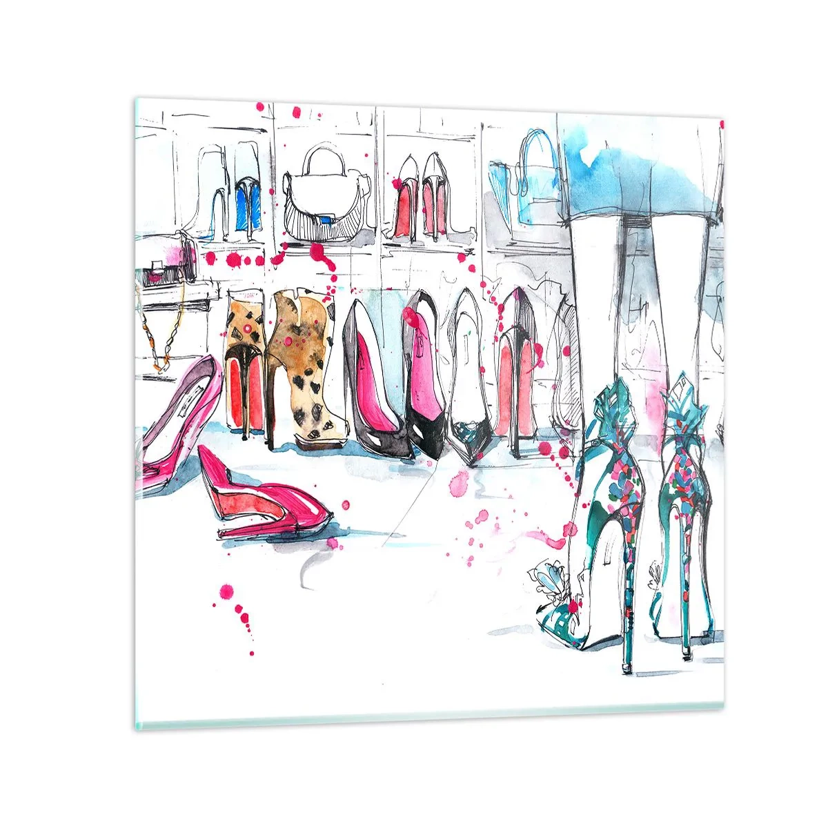 Glasbild - Bild auf glas - Sesam, mach auf - 50x50 cm