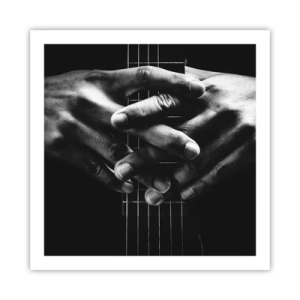 Poster - Gebet des Künstlers - 60x60 cm