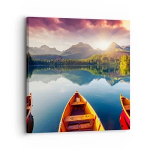 Bild auf Leinwand - Leinwandbild - Nichts gegen die Natur - 30x30 cm