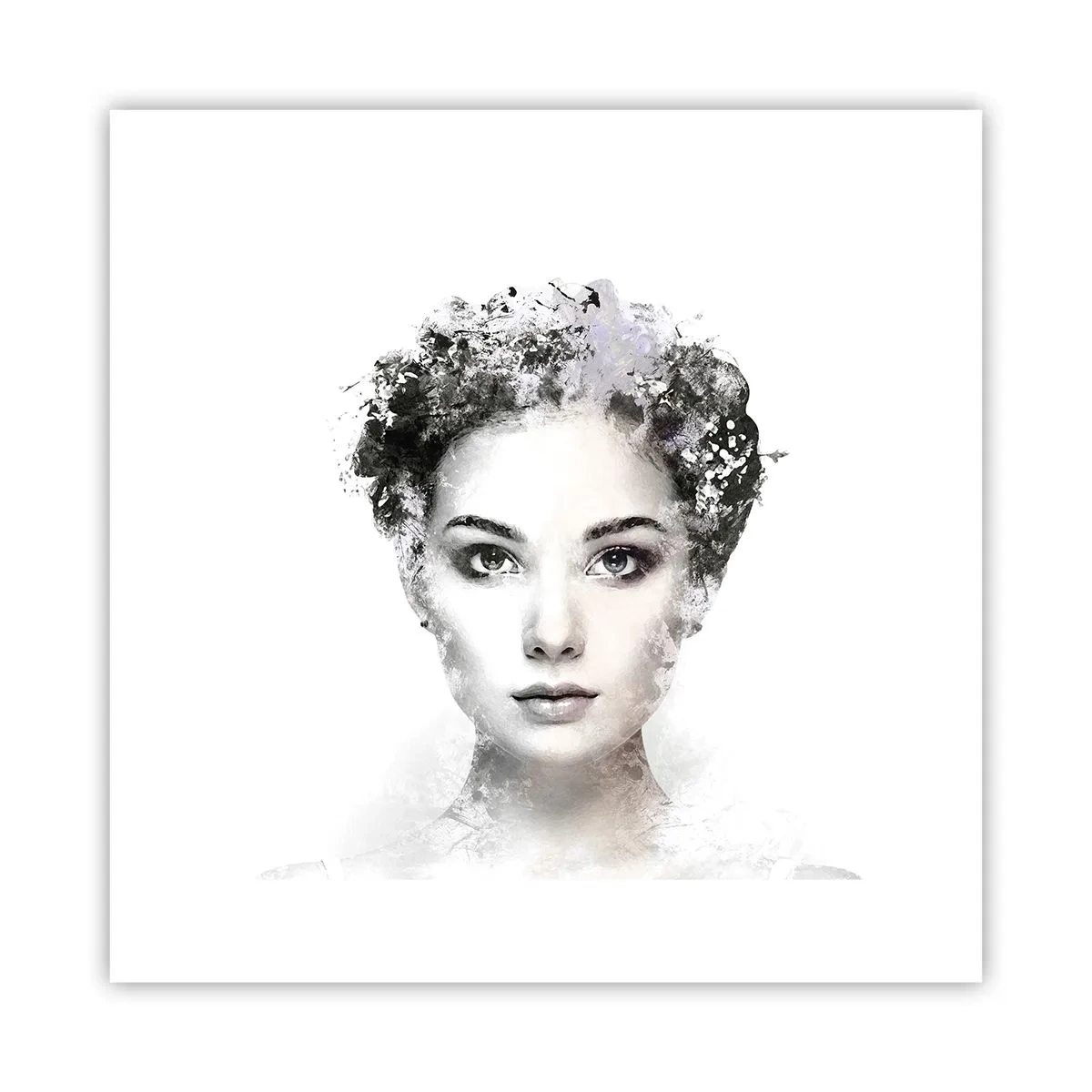 Poster - Ein äußerst stilvolles Portrait - 30x30 cm