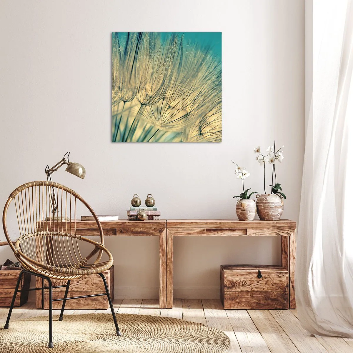 Bild auf Leinwand - Leinwandbild - In Erwartung des Windes - 70x70 cm