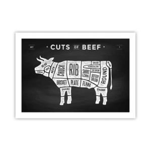 Poster - Metzger Grundierung - 70x50 cm