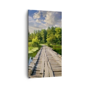 Bild auf Leinwand - Leinwandbild - Sommer, Sommer überall - 55x100 cm