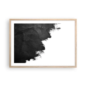 Poster in einem Rahmen aus heller Eiche - Elemente: Erde - 70x50 cm