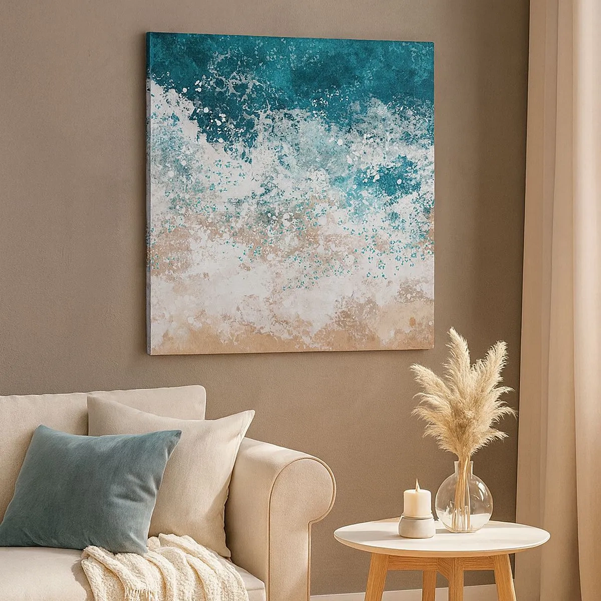 Bild auf Leinwand - Leinwandbild - Meeresgeschichten - 30x30 cm