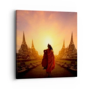 Bild auf Leinwand - Leinwandbild - In Frieden für die Ewigkeit - 40x40 cm