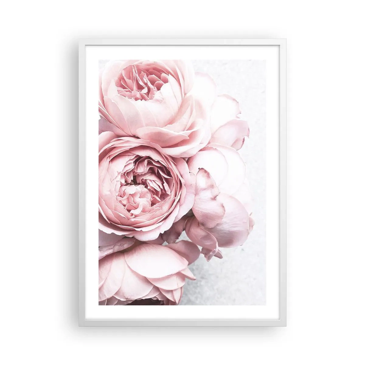 Poster in einem weißen Rahmen - Für Romantiker - 50x70 cm