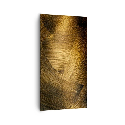 Bild auf Leinwand - Leinwandbild - In einem goldenen Labyrinth - 65x120 cm