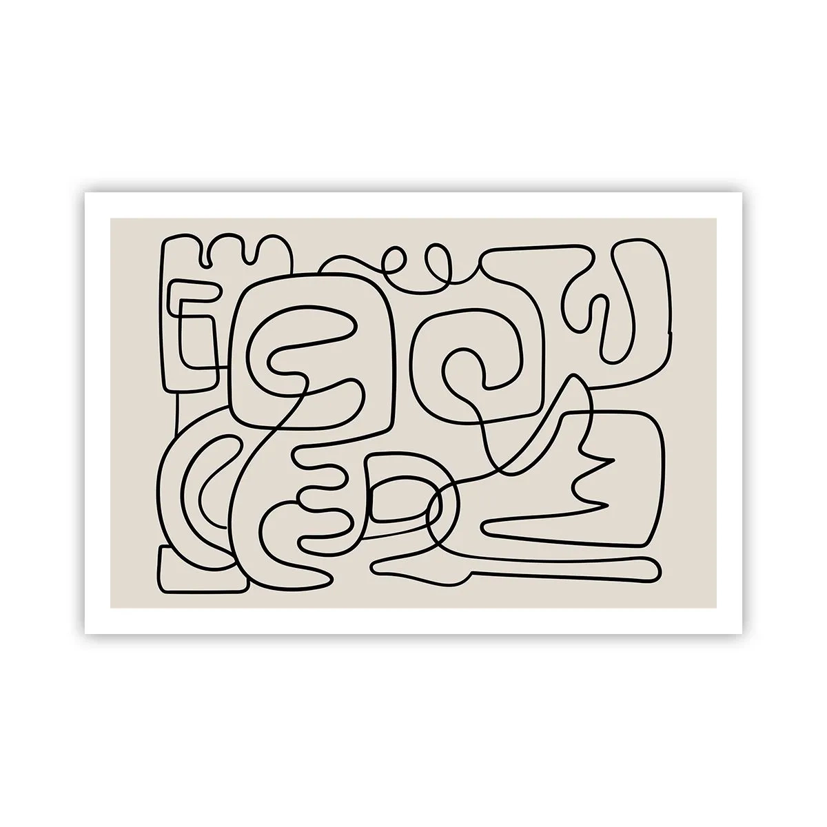 Poster - Folge der Spur - 91x61 cm