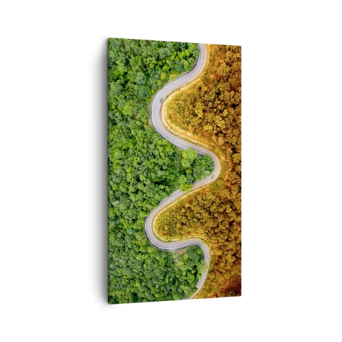 Bild auf Leinwand - Leinwandbild - Grenzen und Durchbrüche - 45x80 cm