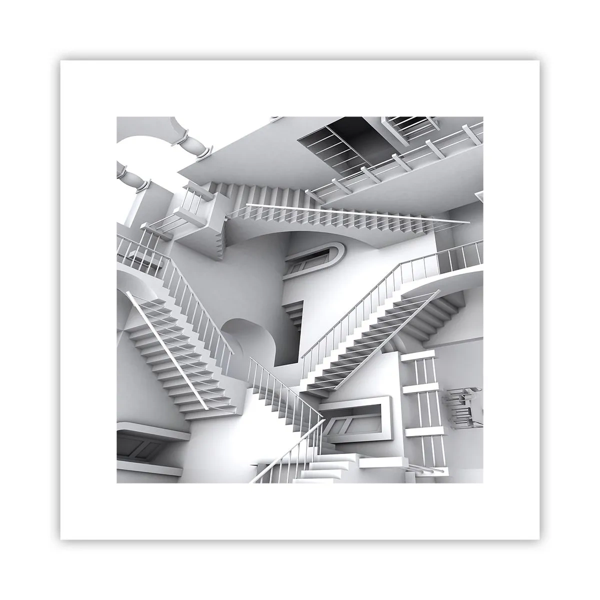 Poster - Die Paradoxien des Weltraums - 30x30 cm