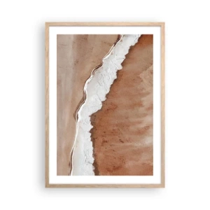 Poster in einem Rahmen aus heller Eiche - In Farben der Erde - 50x70 cm