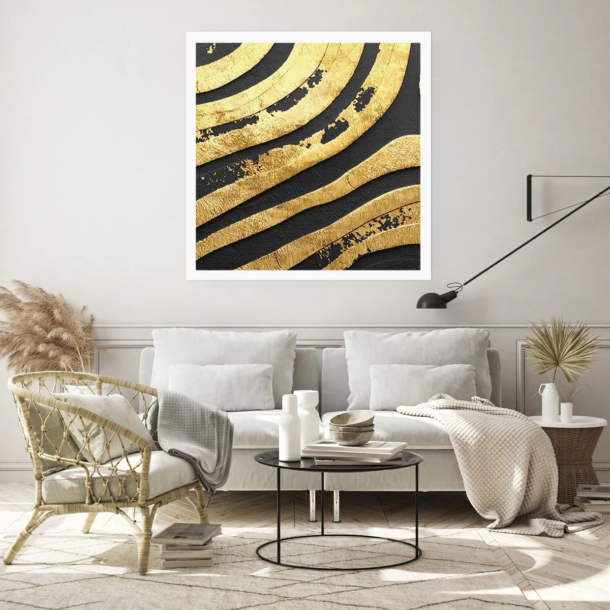 Poster - Alles fließt - 60x60 cm