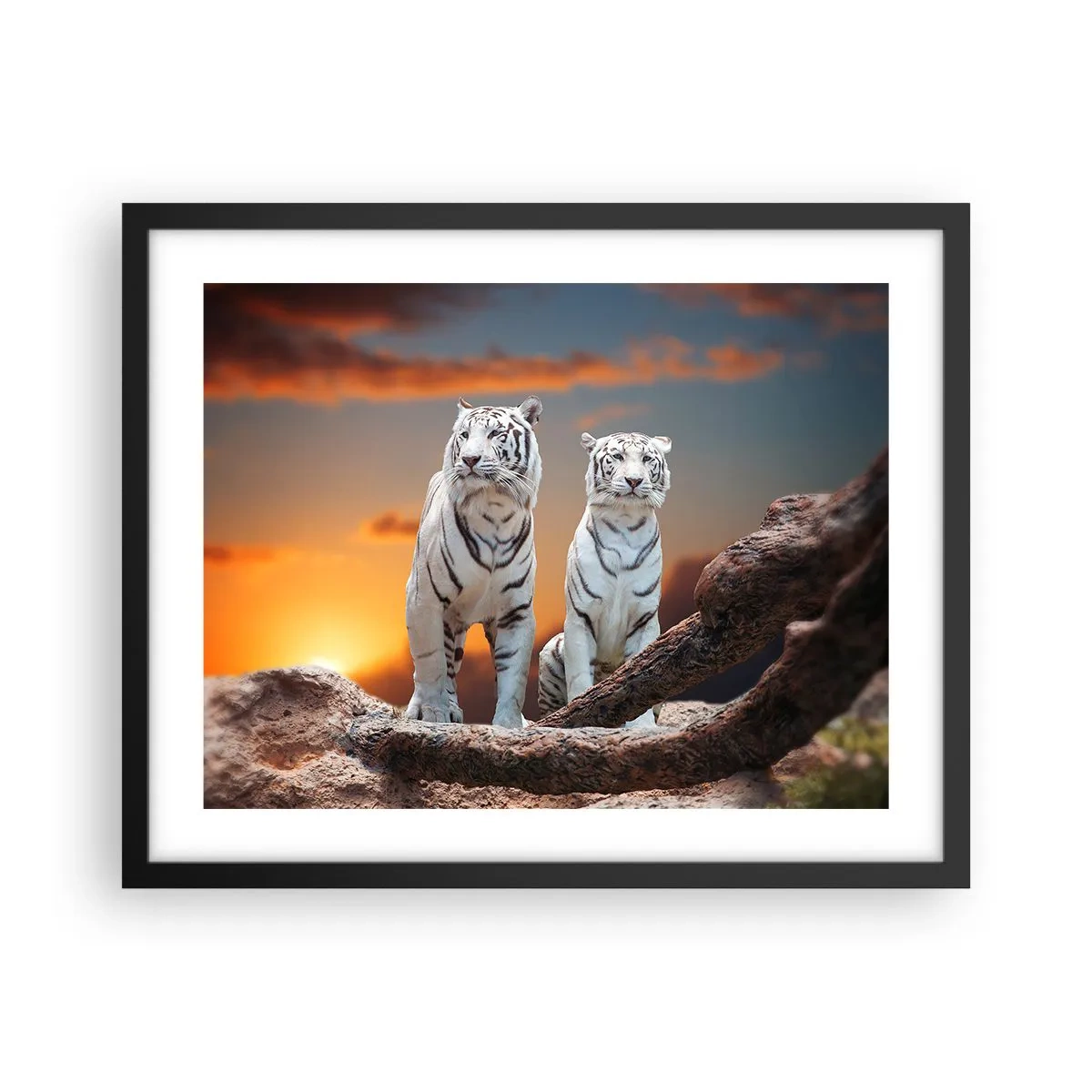 Poster in einem schwarzem Rahmen - Genau wie Narnia - 50x40 cm