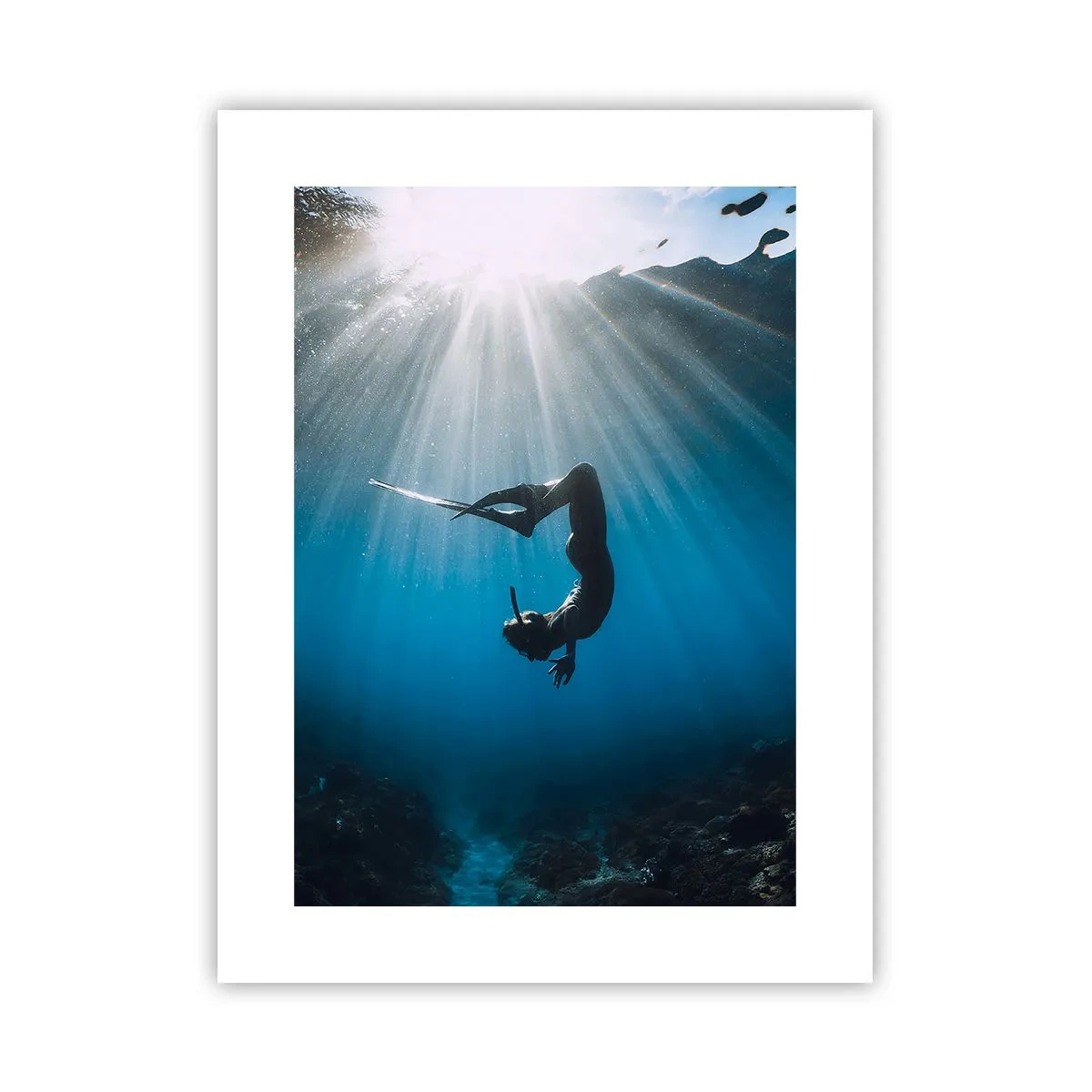 Poster - Tanz unter Wasser - 30x40 cm