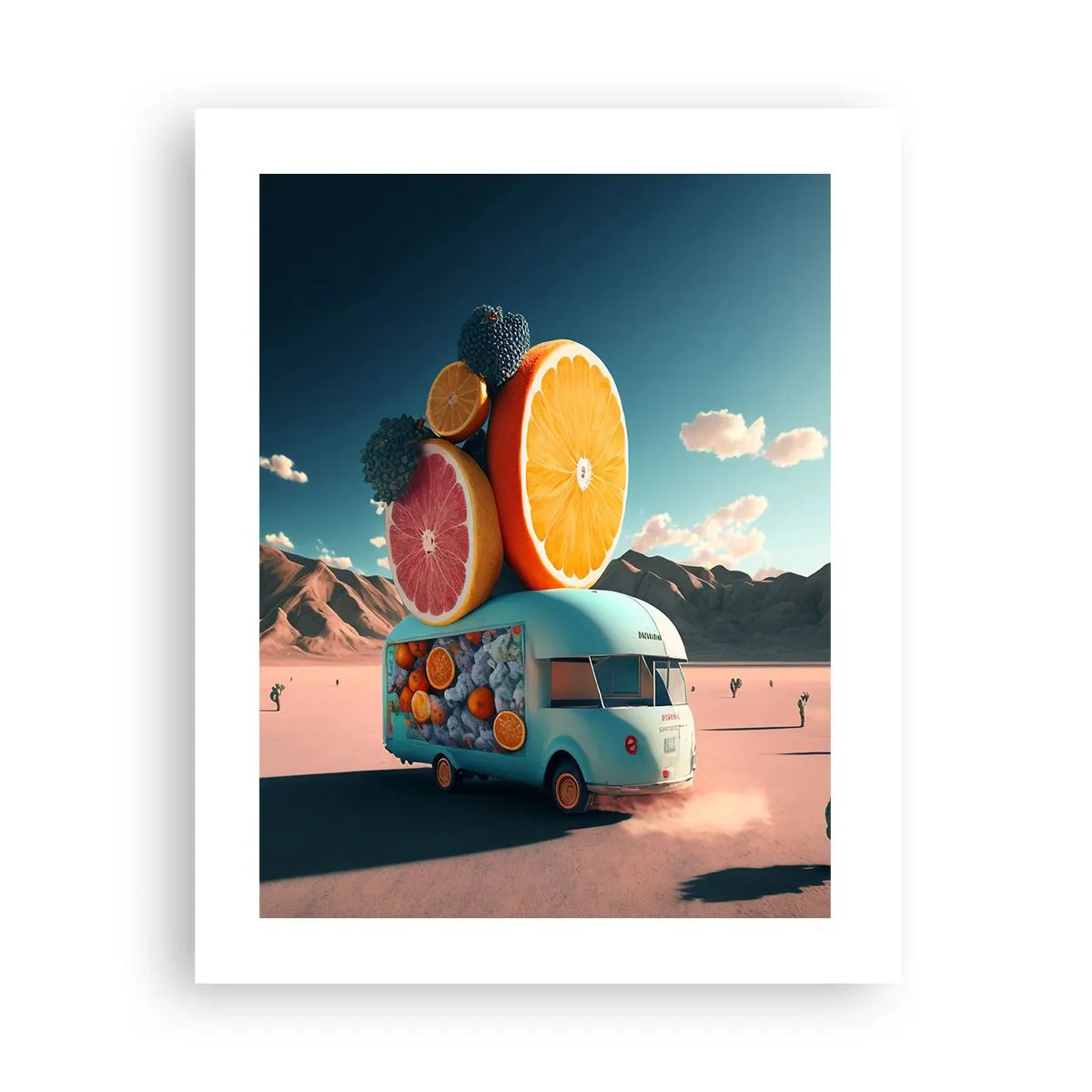 Poster - Geschmack von Urlaub - 40x50 cm