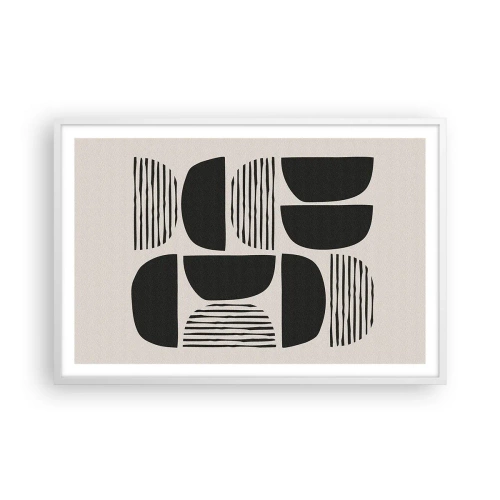 Poster in einem weißen Rahmen - Halbherzige Deals - 91x61 cm