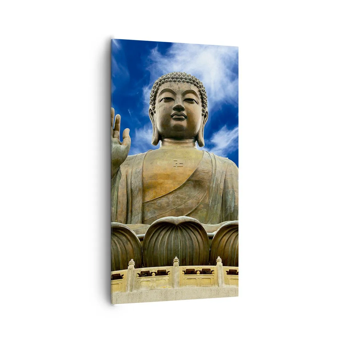 Bild auf Leinwand - Leinwandbild - Leben ohne Angst - 65x120 cm