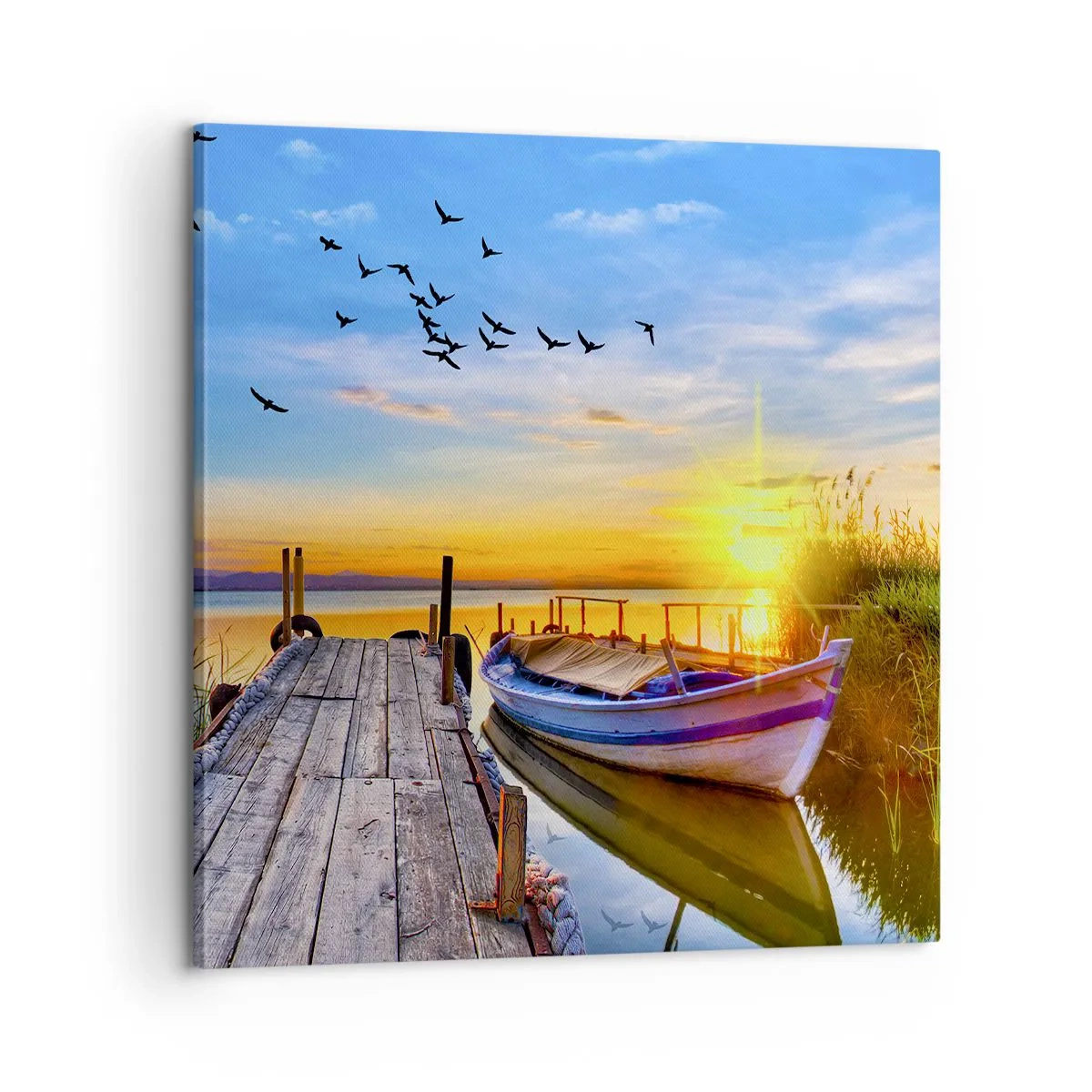 Bild auf Leinwand - Leinwandbild - Bis morgen - 60x60 cm