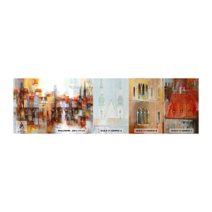 Fototapeten Muster Premium Sand - Schön ist es auch unter der Brücke - Stadt, Prag, Die Architektur - 100x30 cm