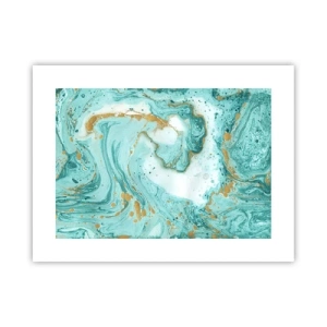 Poster - Unter der großen Welle der Edo-Ära - 40x30 cm