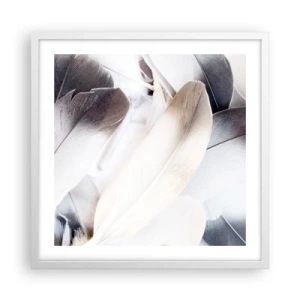 Poster in einem weißen Rahmen - Fast engelhaft - 50x50 cm