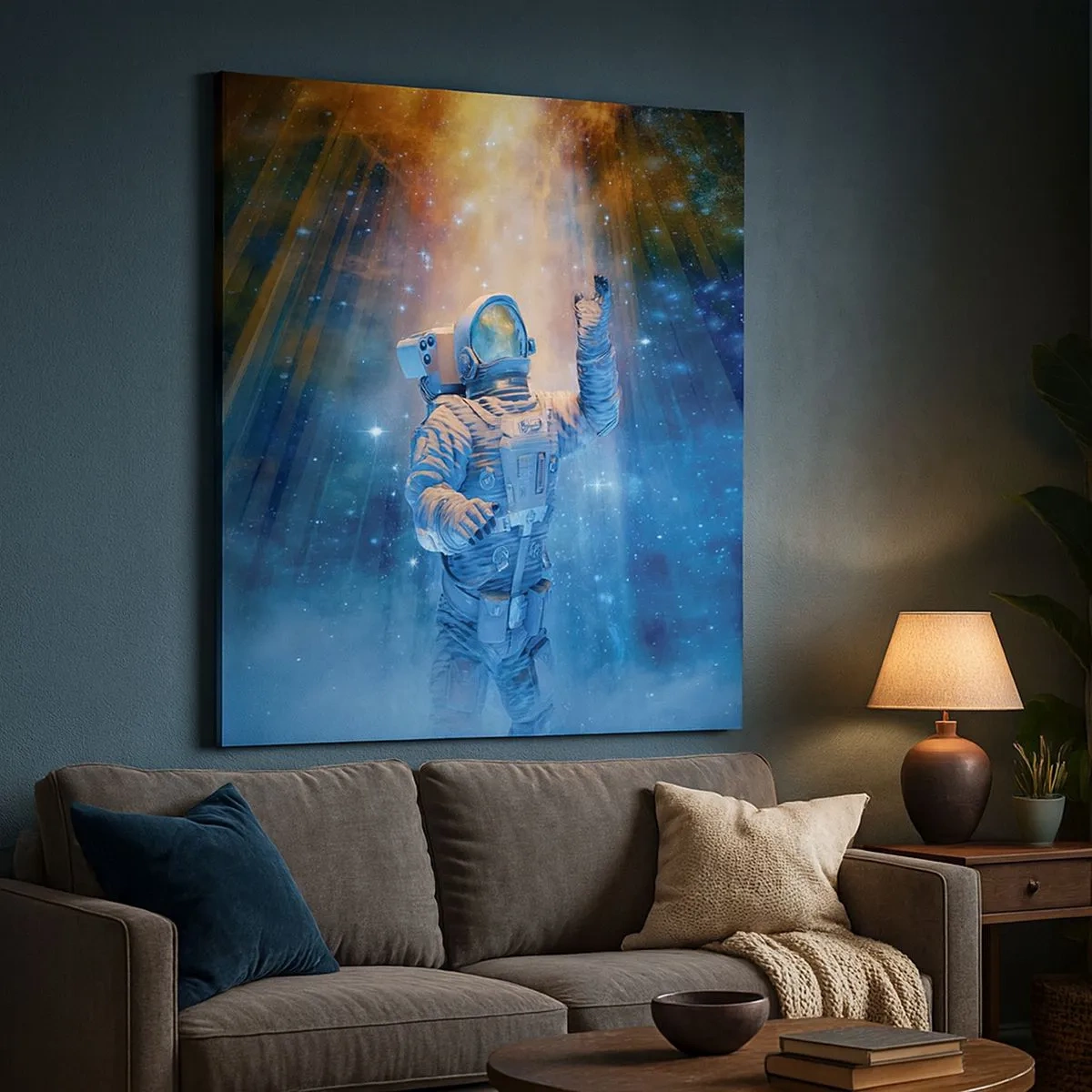 Bild auf Leinwand - Leinwandbild - Endlich am Ende - 30x30 cm