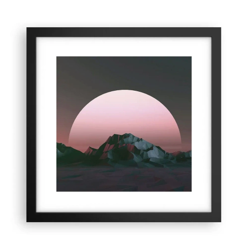 Poster in einem schwarzem Rahmen - In einer Nachbargalaxie - 30x30 cm
