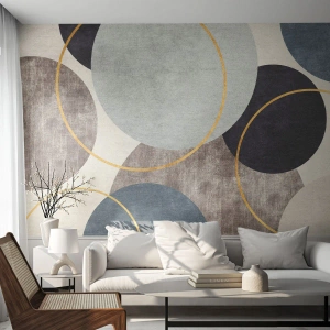 Fototapete Premium Canvas - Rad für Rad - Bezirke, Minimalistisch, Stück - 150x105 cm