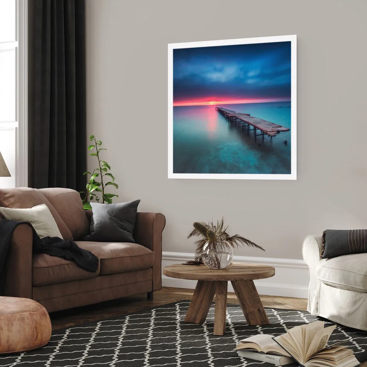 Poster - Zwischen Himmel und Erde - 50x50 cm