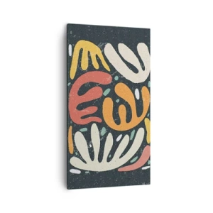 Bild auf Leinwand - Leinwandbild - Komposition – Ich erwische dich gleich - 45x80 cm