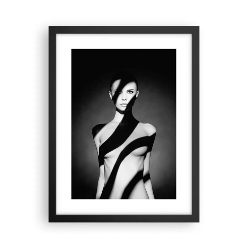 Poster in einem schwarzem Rahmen - In Glanz und Schatten - 30x40 cm