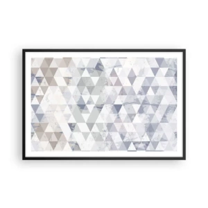 Poster in einem schwarzem Rahmen - Im Rhythmus auf drei - 91x61 cm