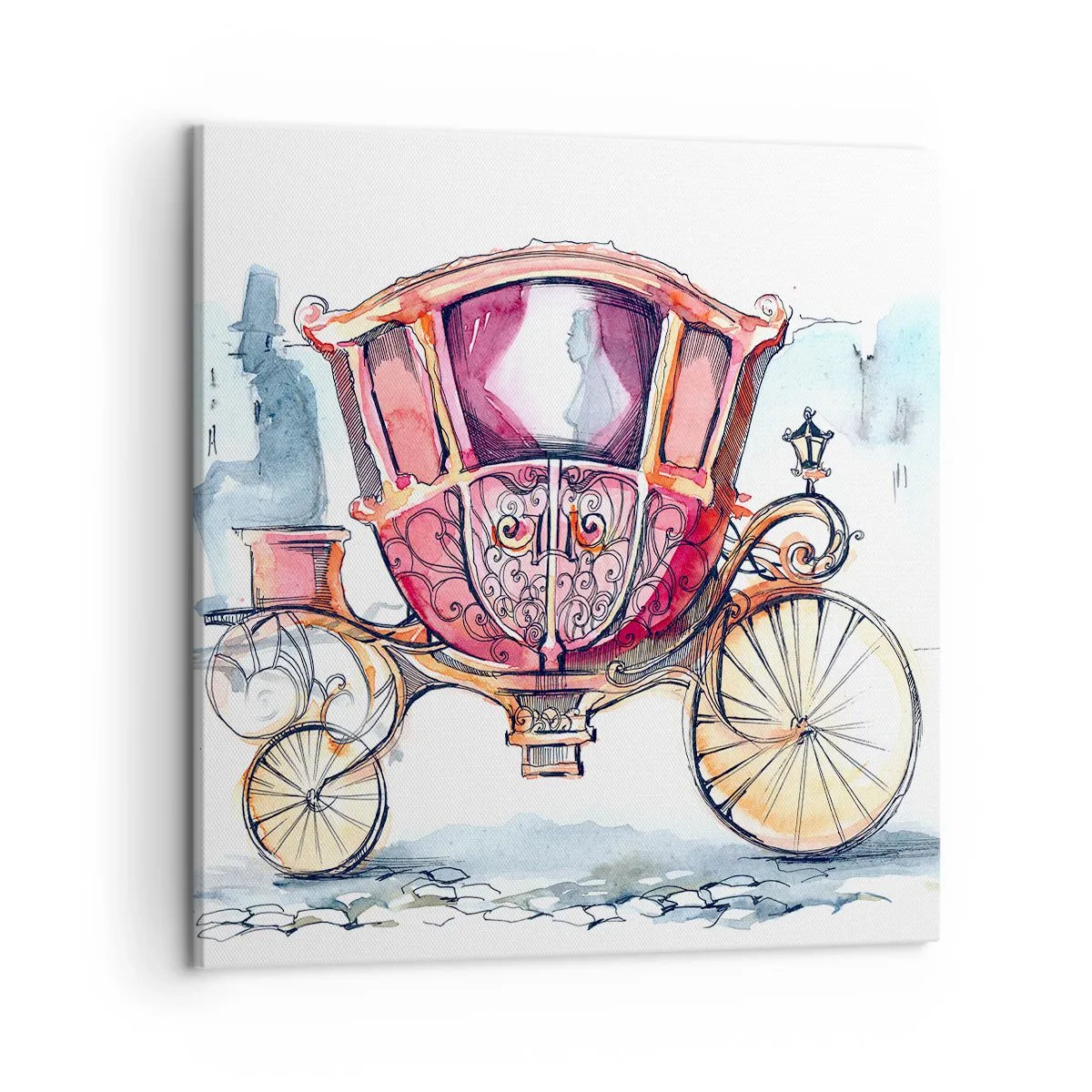 Bild auf Leinwand - Leinwandbild - Zur Hochzeit oder zum Abschlussball? - 50x50 cm