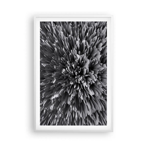 Poster in einem weißen Rahmen - Härter kann es nicht werden - 61x91 cm