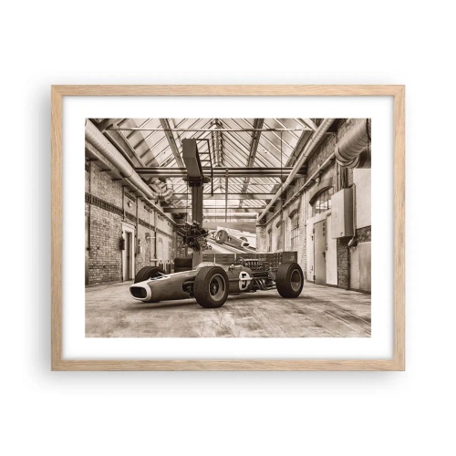 Poster in einem Rahmen aus heller Eiche - Die Siegerruhe - 50x40 cm